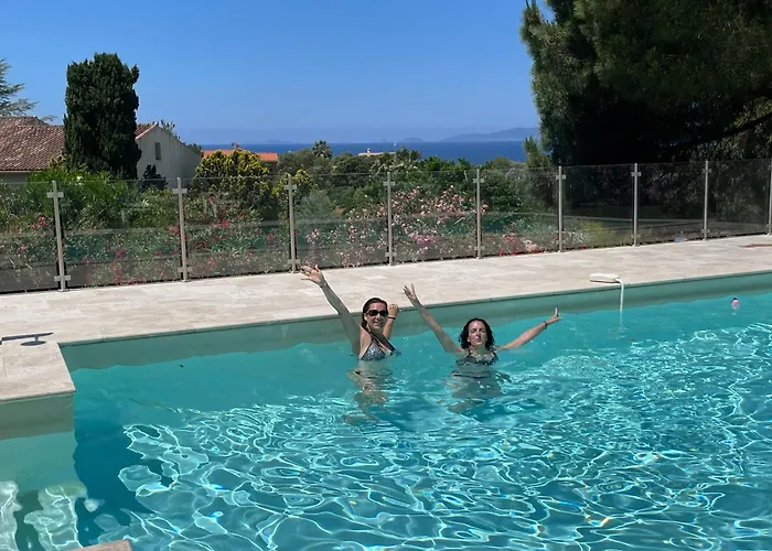 Corsicadream Arone Superbe Appartement Dans Villa, Vue Panoramique Mer, Piscine, Proche Porticcio