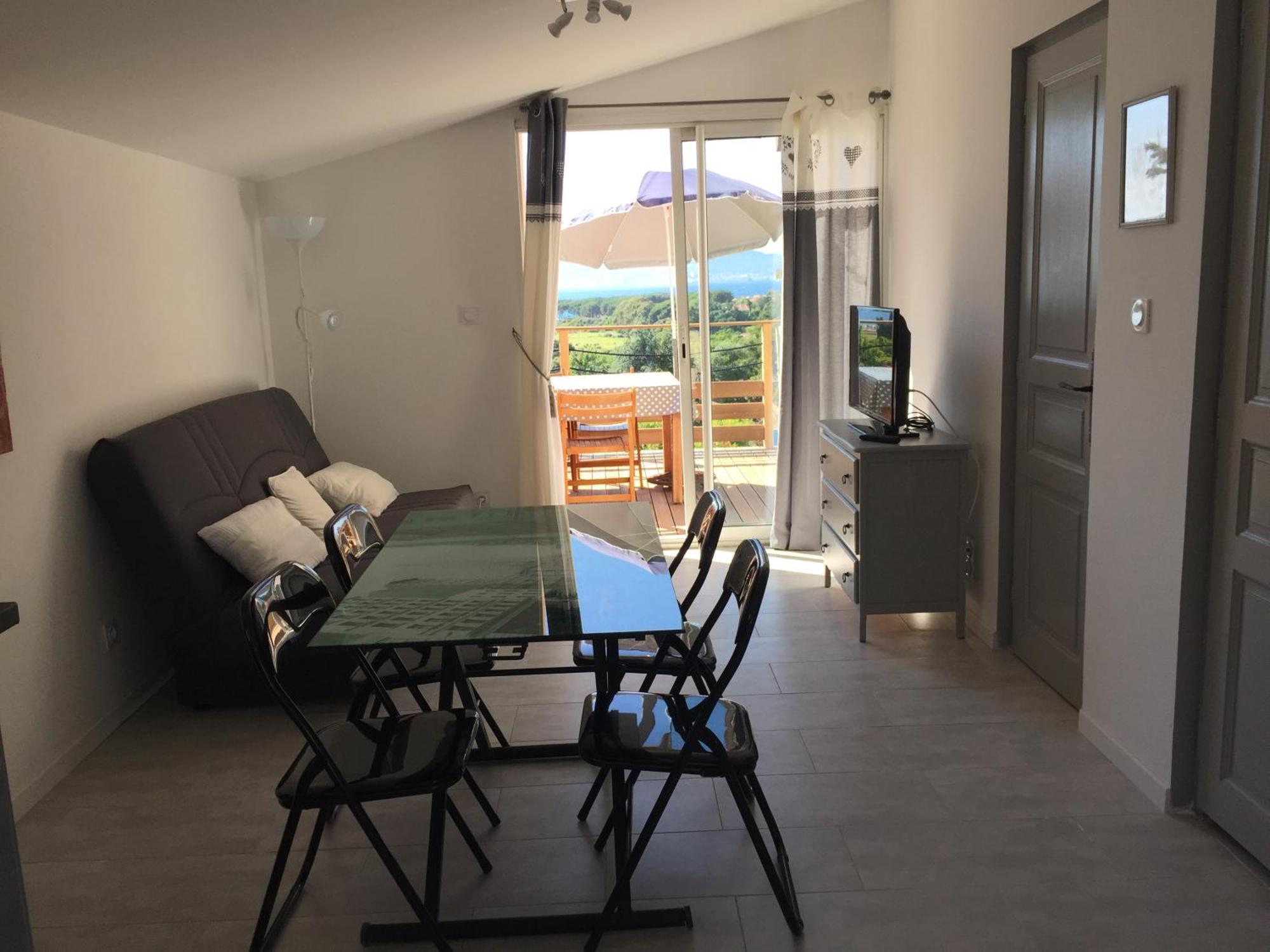 Apartamento Corsicadream Arone Superbe Dans Villa, Vue Panoramique Mer, Piscine, Proche Porticcio *