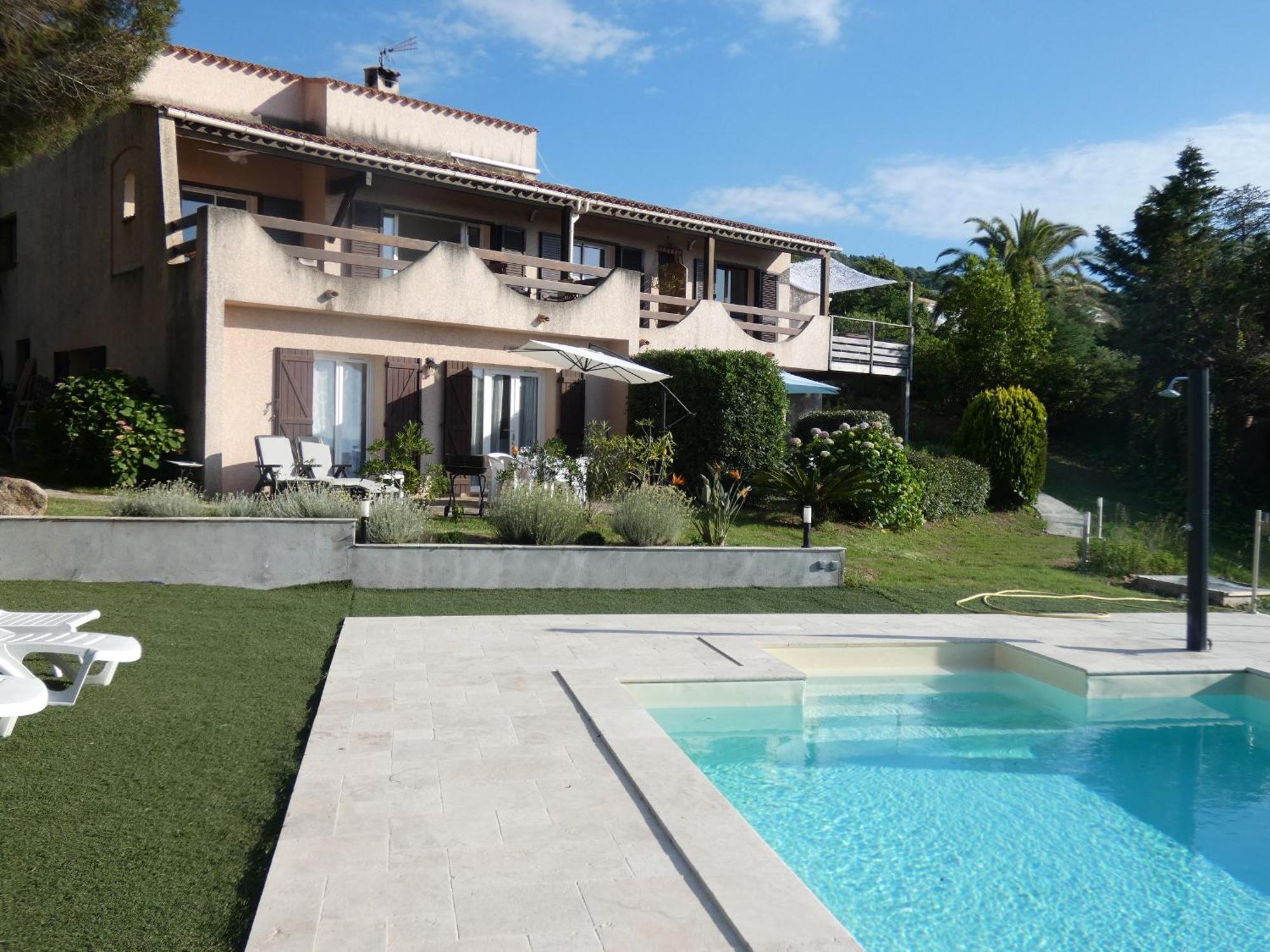 Corsicadream Arone Superbe Dans Villa, Vue Panoramique Mer, Piscine, Proche Porticcio Appartement *