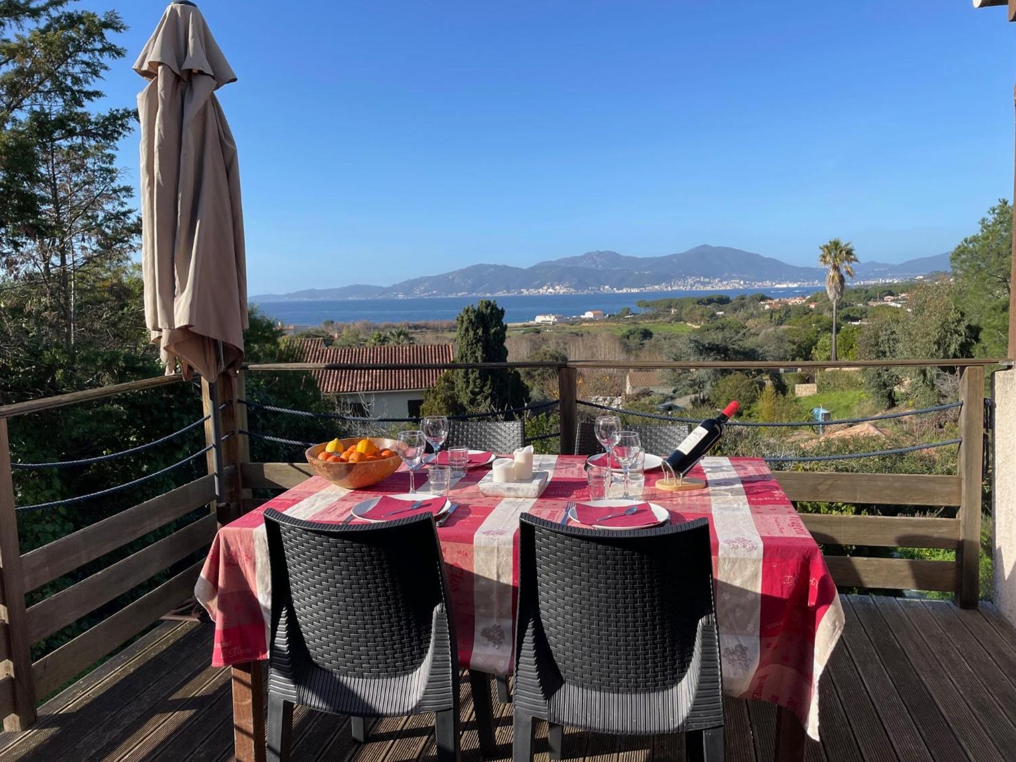 Corsicadream Arone Superbe Dans Villa, Vue Panoramique Mer, Piscine, Proche Porticcio * Pietrosella